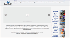 Desktop Screenshot of calumetspecialty.com