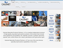 Tablet Screenshot of calumetspecialty.com